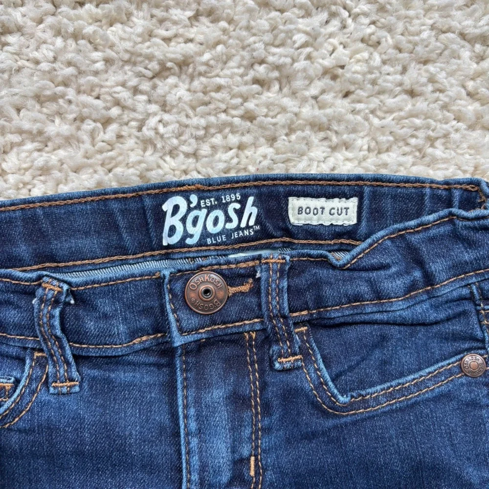 OshKosh‎ Bgosh Toddler Girls Bootcut Jeans Dark Wash Size 4T Set of 2